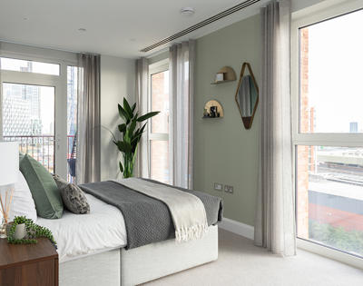 Nine Elms View Bedroom 1