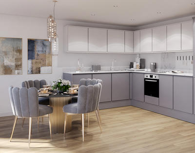 Molesey Crest Kitchen Area CGI