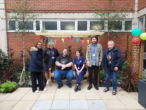 Community garden at Leicester Hospital 7