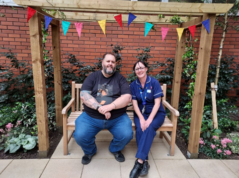 Community garden at Leicester Hospital 12