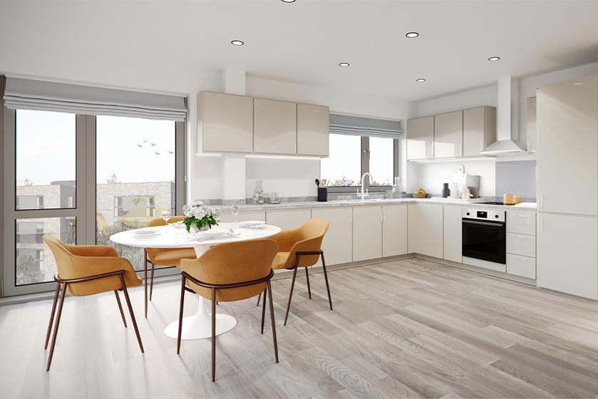 Lion Crescent Kitchen Area CGI