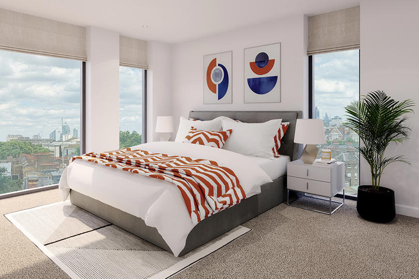 Vertex Edge Main Bedroom CGI