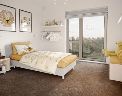 Lion Crescent Child Bedroom CGI