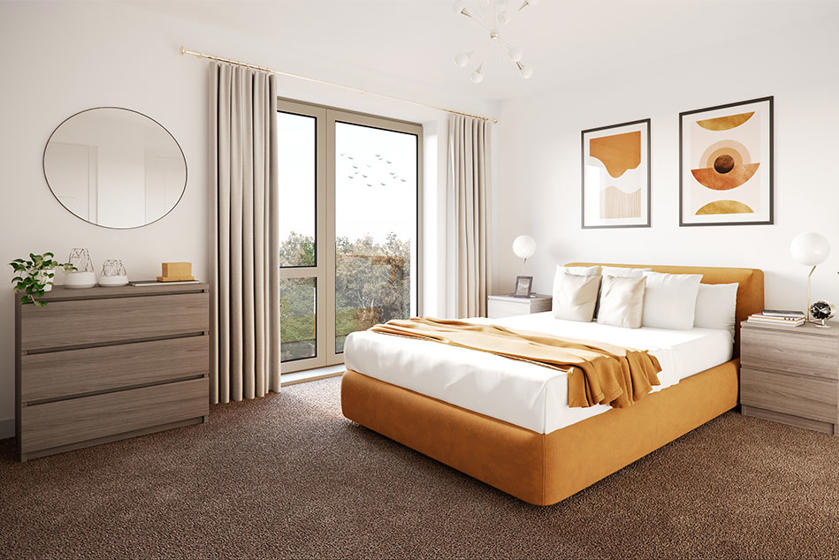 Lion Crescent Main Bedroom CGI